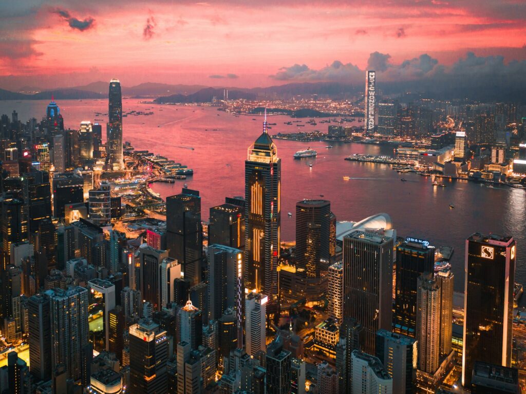 Hong kong: a friendly guide to the city that never stops moving 1 Aerial view of city buildings during night time