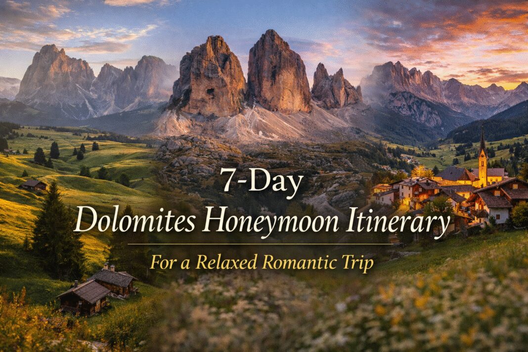 Dolomites Honeymoon Itinerary