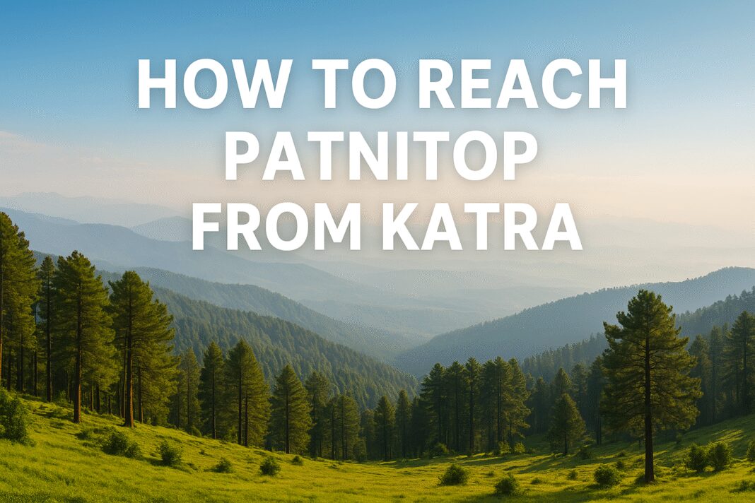 How to Reach Patnitop from Katra?